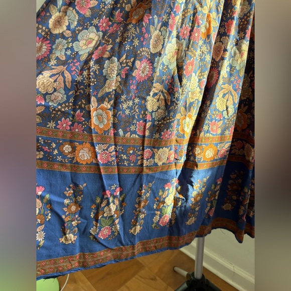 NATURAL LIFE Tricia Mini Dress Blue Yellow Floral M Medium - Picture 3 of 9